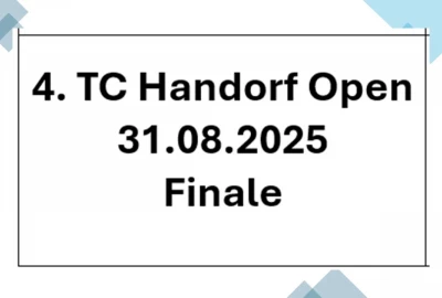 4. TC Handorf Open - 31.08.2025 - Finale